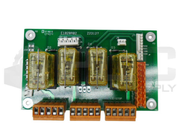 E1020A02 CIRCUIT BOARD W/ (4) RH1B-U RELAY 24VDC - Image 2