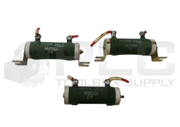 LOT OF 3 JRM GH20W RESISTOR 20 OHMS