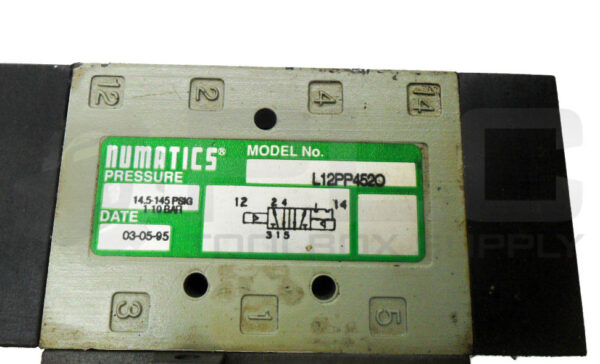 NUMATICS L12PP4520 PILOT VALVE 14.5-145PSIG - Image 4