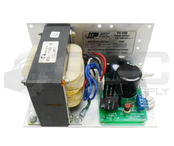 APPLIED MOTION PRODUCTS PS 430 POWER SUPPLY 220V 800-1143 1000-073