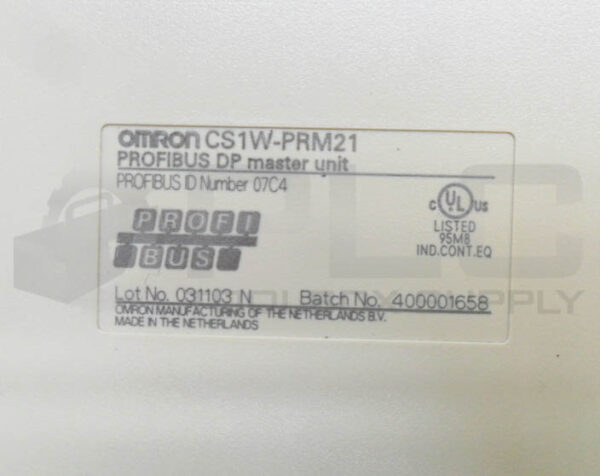 OMRON CS1W-PRM21 PROFIBUS DP MASTER UNIT - Image 4