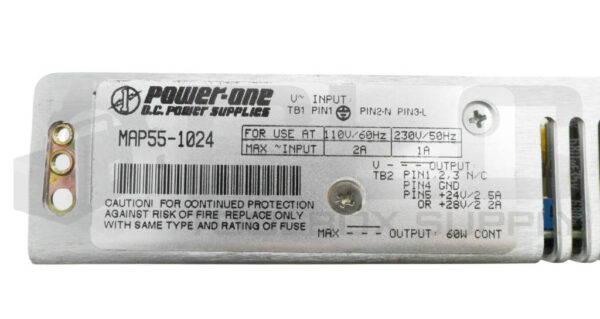 POWER ONE MAP55-1024 POWER SUPPLY 110-230V 50/60HZ 2/1A - Image 4
