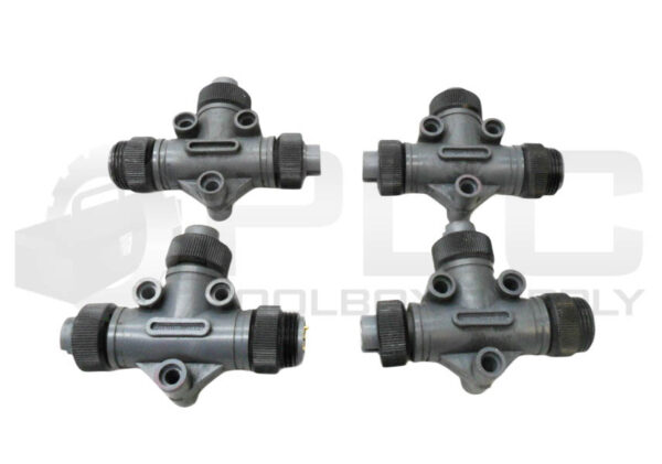 LOT OF 4 CROUSE HINDS TEE CONNECTOR