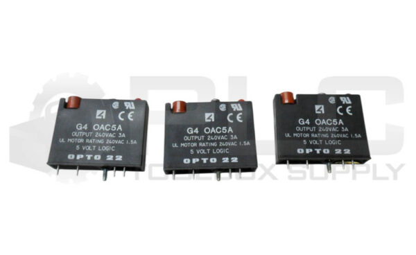 LOT OF 3 OPTO 22 G4 OAC5A OUTPUT MODULE 240VAC 3A G4 0AC5A