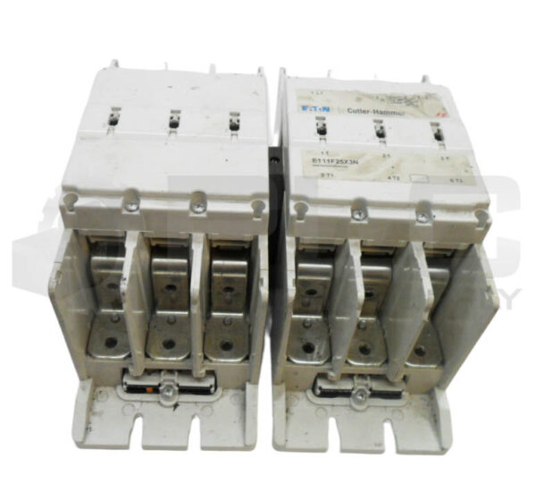 EATON CUTLER HAMMER E111F25X3N CONTACTOR 250A 600V