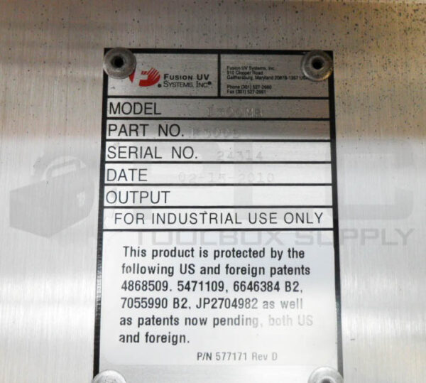 FUSION UV I300MB POWER SUPPLY F300S - Image 6
