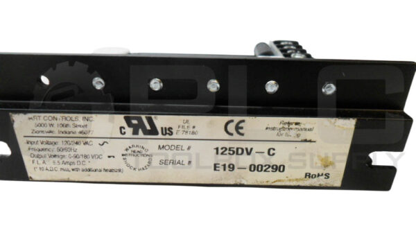 DART CONTROLS 125DV-C VARIABLE SPEED CONTROL 120-240VAC 50/60HZ - Image 4