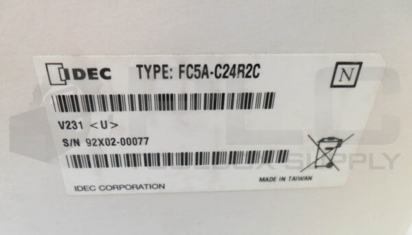 NEW IDEC FC5A-C24R2C PLC MODULE 24VDC 5.6W 2A - Image 7