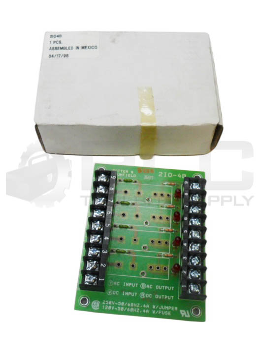 Potter & Brumfield 2IO-16C Modulo I/O Rack Chassis 2IO16C 210 – Usato In Buono Stato