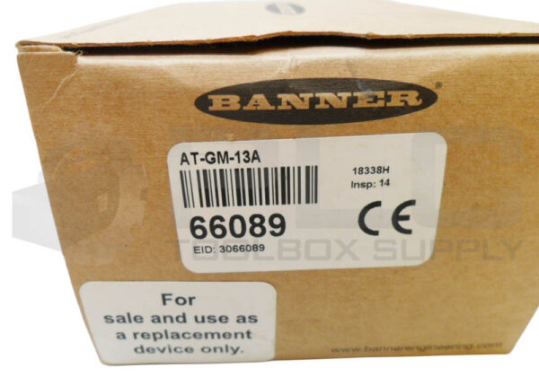 NEW BANNER AT-GM-13A SAFETY RELAY MODULE 115VAC 24VDC 66089 - Image 6