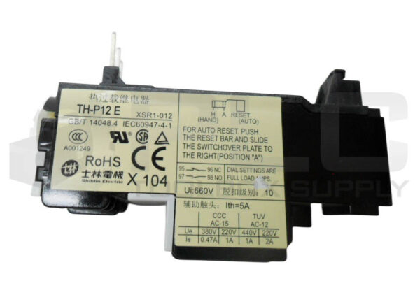 NEW SHIHLIN ELECTRIC TH-P12 E THERMAL OVERLOAD RELAY THP12ES6*5A *READ* - Image 6
