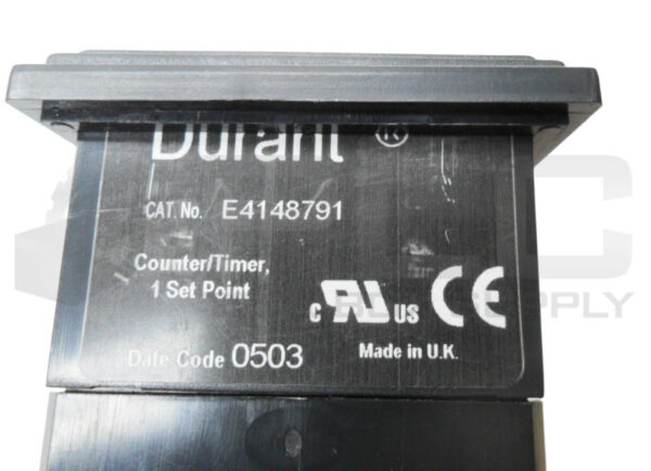 DURANT E4148791 COUNTER/TIMER 5A 250V 50/60HZ - Image 5