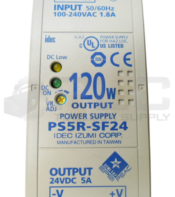 NEW IDEC PS5R-SF24 POWER SUPPLY 50/60HZ 100-240VAC 1.8A - Image 5