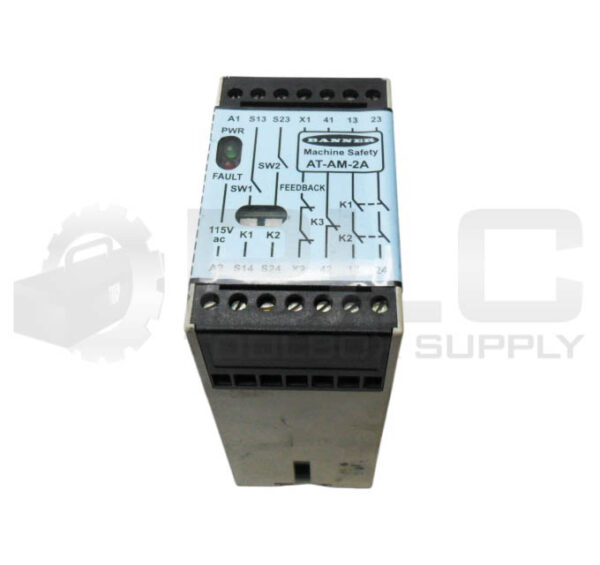 BANNER AT-AM-2A SAFETY RELAY MODULE 115VAC 4A