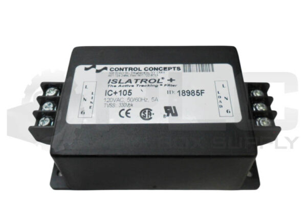 CONTROL CONCEPTS IC+105 TRACKING FILTER 120VAC 50/60HZ 5A