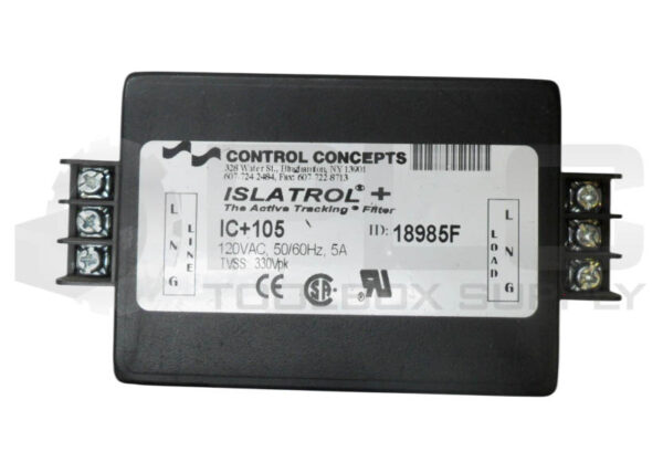 CONTROL CONCEPTS IC+105 TRACKING FILTER 120VAC 50/60HZ 5A - Image 2