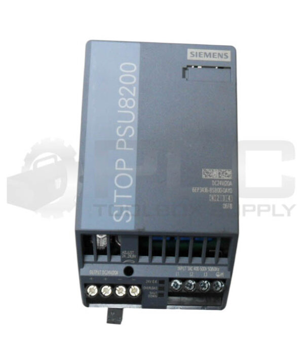 SIEMENS 6EP3436-8SB00-0AY0 POWER SUPPLY 400-500VAC 1.2-1.0A SITOP PSU8200 - Image 2