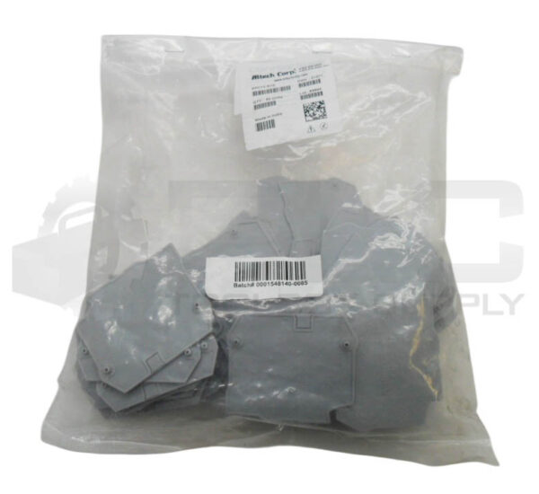 SEALED NEW BAG OF 50 ALTECH CORP EPCY2.5/10 END PLATE GRAY