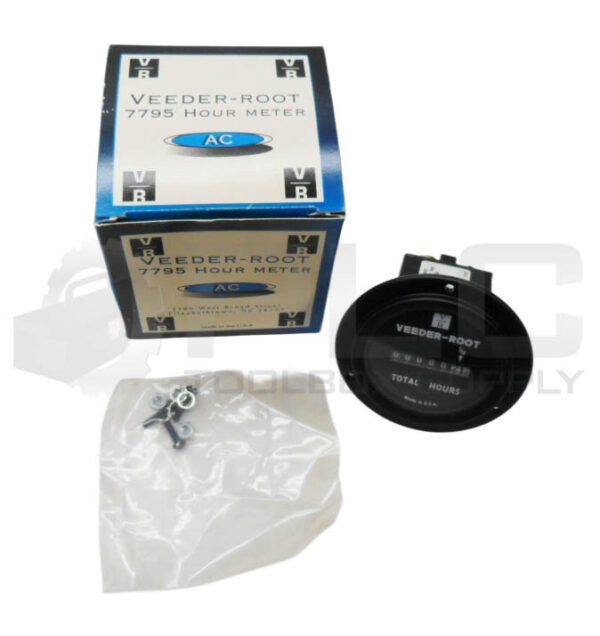 NEW VEEDER-ROOT 779516-201 HOUR METER 120-240VAC 50/60HZ 3.0W 7795
