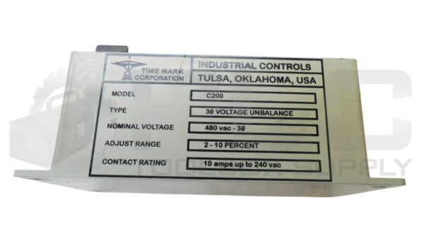 TIME MARK C200 3PH VOLTAGE UNBALANCE MONITOR 480VAC 10A - Image 4
