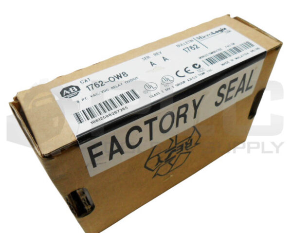 SEALED NEW ALLEN BRADLEY 1762-OW8 /A 8PT VAC/VDC RELAY OUTPUT MODULE - Image 2