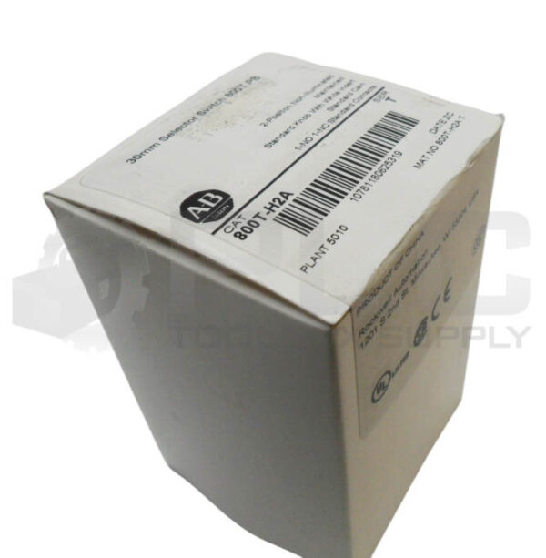 SEALED NEW ALLEN BRADLEY 800T-H2A /T SELECTOR SWITCH - Image 2