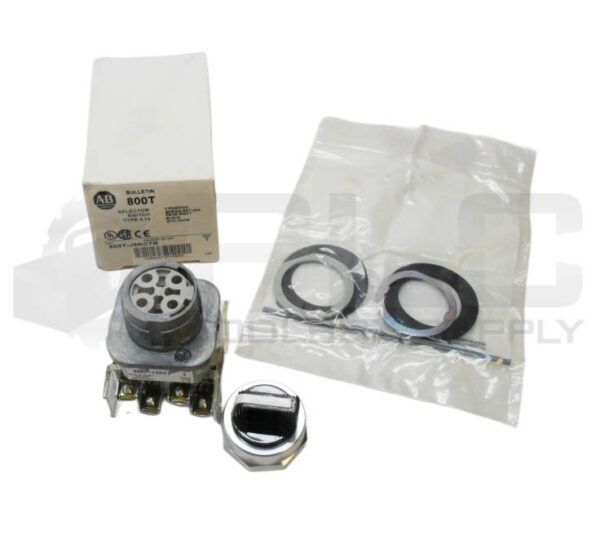 NEW ALLEN BRADLEY 800T-J5KC7B /T SELECTOR SWITCH W/ (2) 800T-XA /D 800T-J5KC7