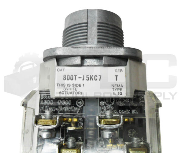 NEW ALLEN BRADLEY 800T-J5KC7B /T SELECTOR SWITCH W/ (2) 800T-XA /D 800T-J5KC7 - Image 6
