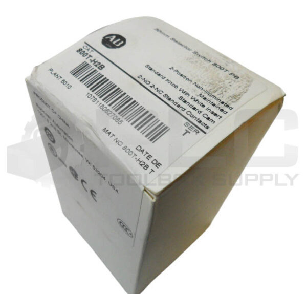 SEALED NEW ALLEN BRADLEY 800T-H2B /T SELECTOR SWITCH - Image 2