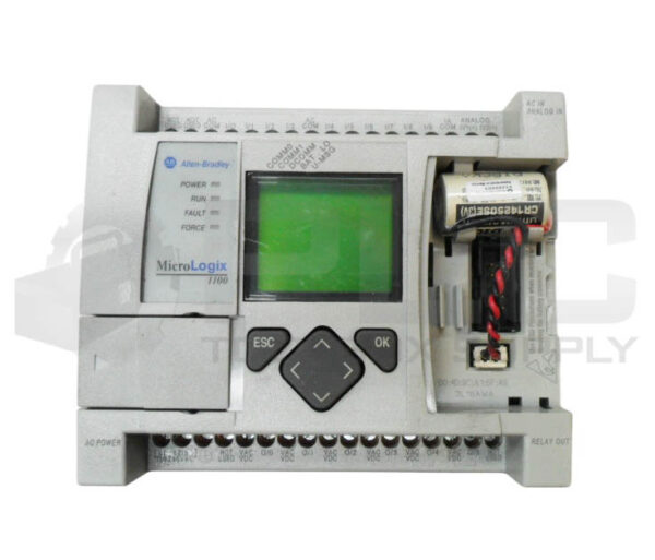 ALLEN BRADLEY 1763-L16AWA /B MICROLOGIX 1100 16 PT CONTROLLER 100-240VAC *READ* - Image 2