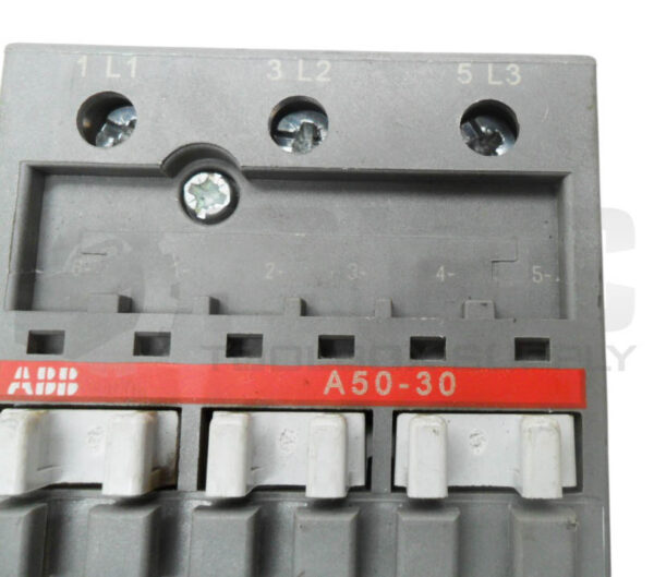 ABB A50-30 CONTACTOR 100A 600VAC W/ CAL5-11 AUXILIARY CONTACT A50 - Image 7