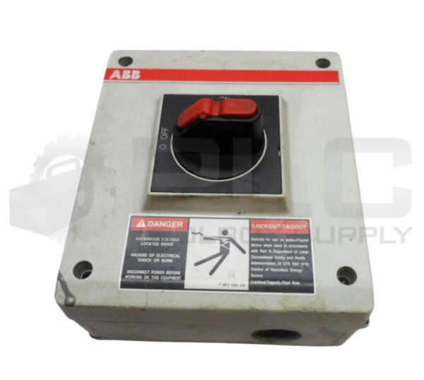 ABB NF25E-3PBJB CONTROL SWITCH 600VAC 60HZ 3P 25A NF25E-3P*