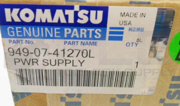 SEALED NEW KOMATSU 949-07-41270L POWER SUPPLY - Image 3