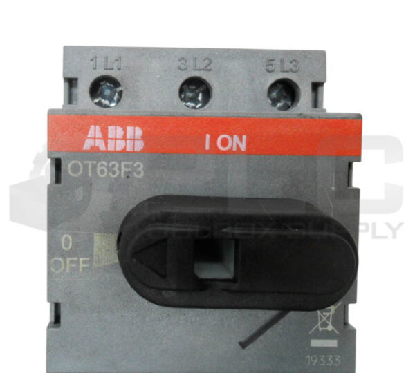 ABB OT63F3 DISCONNECT SWITCH 600VAC 60A - Image 5