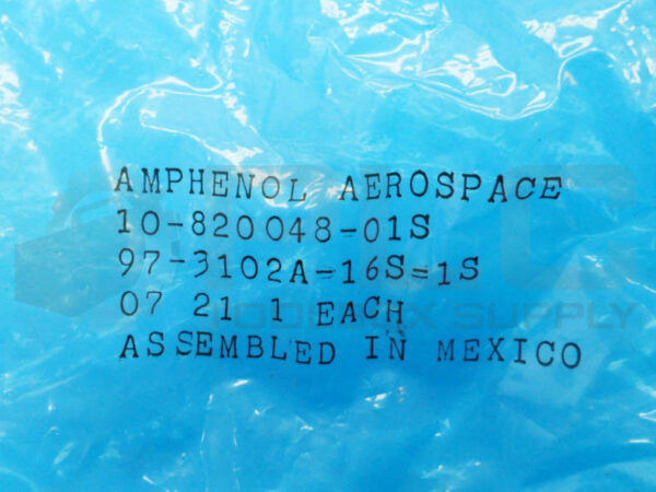 SEALED NEW AMPHENOL 97-3102A-16S-1S BOX RECEPTACLE 10-820048-01S - Image 3