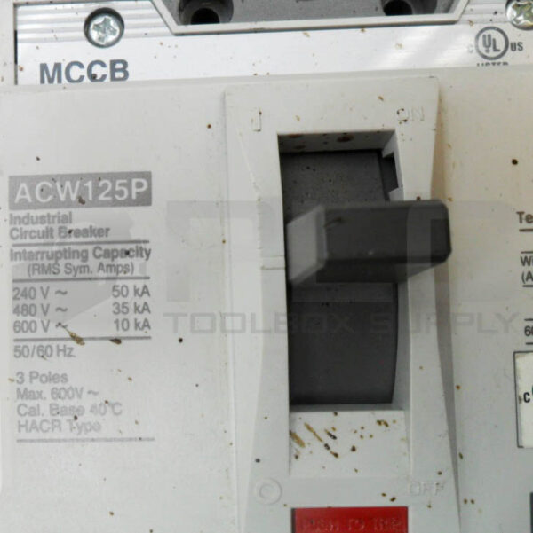 WEG ACW125P INDUSTRIAL CIRCUIT BREAKER 600V 50/60HZ 3P 15A - Image 5