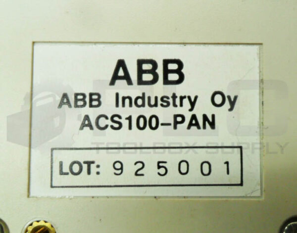 ABB ACS100-PAN DIGITAL PROGRAMMER DISPLAY - Image 4