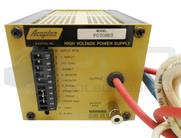 ACOPIAN P030HD1 HIGH VOLTAGE POWER SUPPLY - Image 5