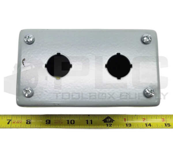 NEW HOFFMAN E2PBGXM PUSH BUTTON ENCLOSURE 6 x 2.75 x 3.75in - Image 3