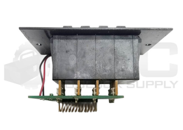 VISI-TRAK 412727-52B PCB w/ (4) EATON 48210-401 BI-DIRECTIONAL SWITCH COUNTER - Image 3
