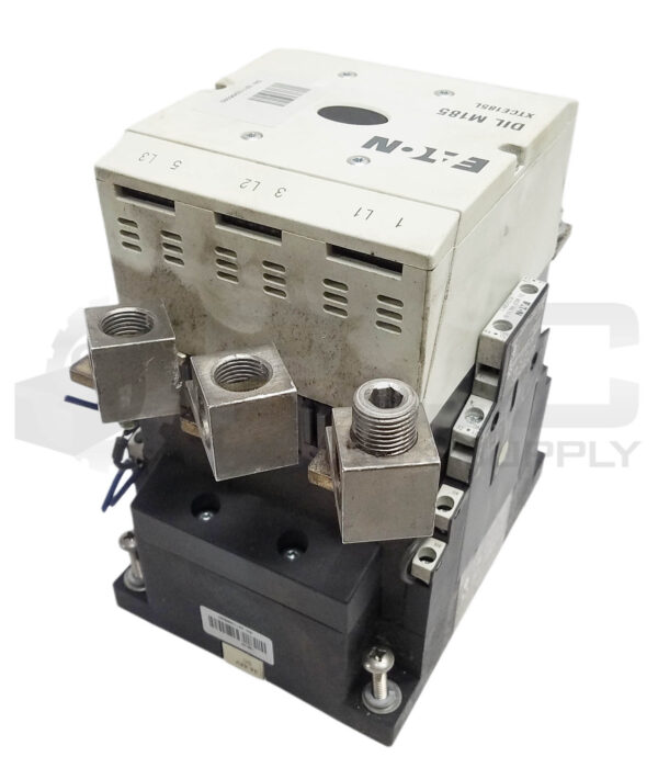 EATON DIL M185 XTCE185L CONTACTOR 24-48VDC w/ (2) DIL M820-XHI-11-SI XTCEXSBR11 - Image 3