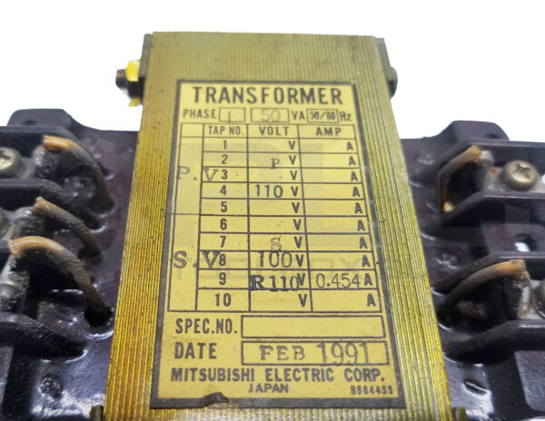 MITSUBISHI TRANSFORMER 1PH 50VA 50/60Hz BT-5110 - Image 4