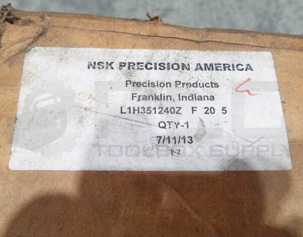 NEW NSK L1H351240Z F 20 5 LINEAR GUIDE RAIL W: 34mm H: 29mm L: 1240mm nom. - Image 7