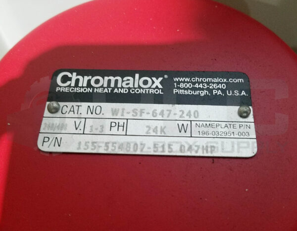 CHROMALOX CMX-250-24DP3 MICROTHERM CMX SERIES TEMPRATURE CONTROL SYSTEM - Image 8