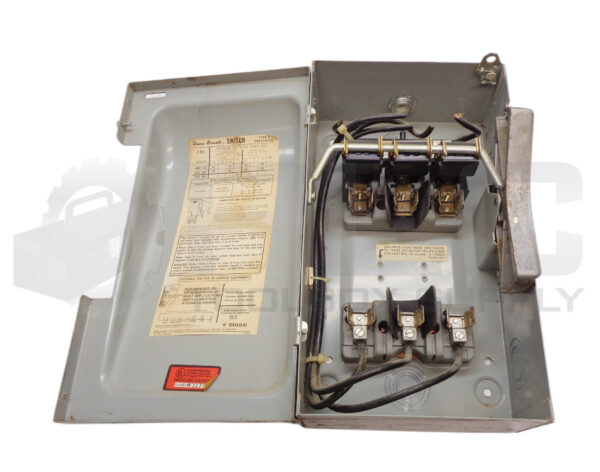 GOULD ITE F352 FUSIBLE HEAVY DUTY SAFETY SWITCH, 60AMP 600VAC - Image 3