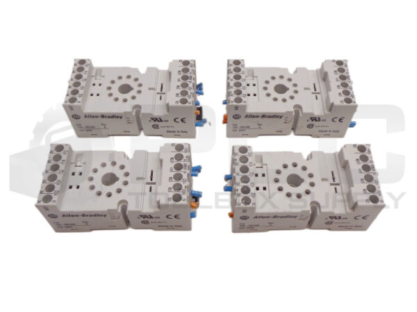 LOT OF 4 ALLEN BRADLEY 700-HN205 /A RELAY SOCKETS 11 PIN