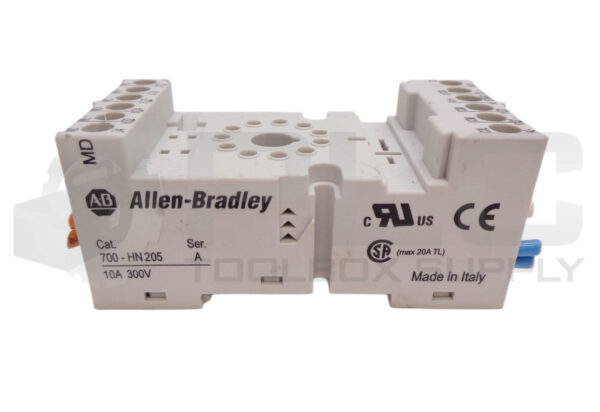 LOT OF 4 ALLEN BRADLEY 700-HN205 /A RELAY SOCKETS 11 PIN - Image 5