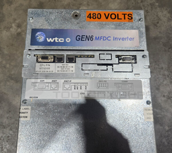 WTC 902-1101 GEN 6 MFDC INVERTER 350-500VAC 500A W/ 917-0155 G08106-00-05 CPU - Image 5