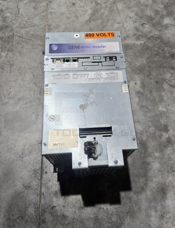 WTC 902-1101 GEN 6 MFDC INVERTER 350-500VAC 500A W/ 917-0155 G08106-00-08 CPU