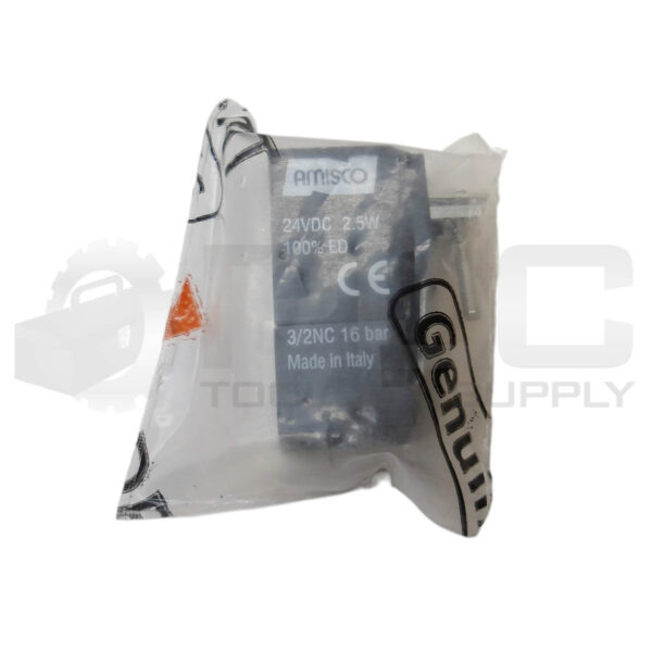 SEALED NEW AMISCO AS079 SOLENOID VALVE 24VDC 2.5W 15 DIC2A1KN0AM-1-RX